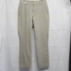 Under Armour Pants Mens 32 X 32 Performance Slacks Cream Style 1376625